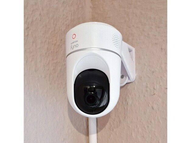 Wall Mount Eufy 2K Pan Tilt Camera