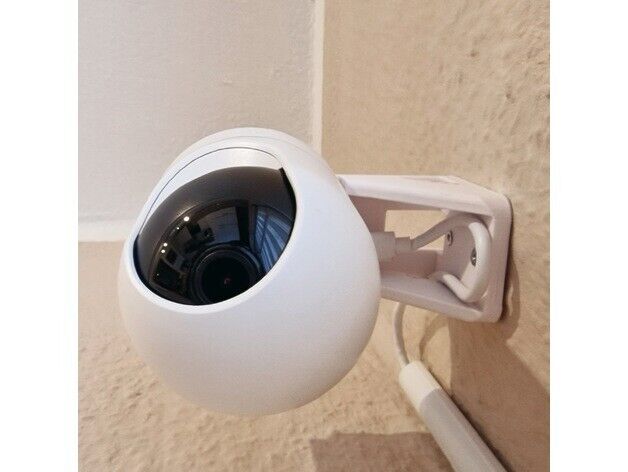 Wall Mount Eufy 2K Pan Tilt Camera