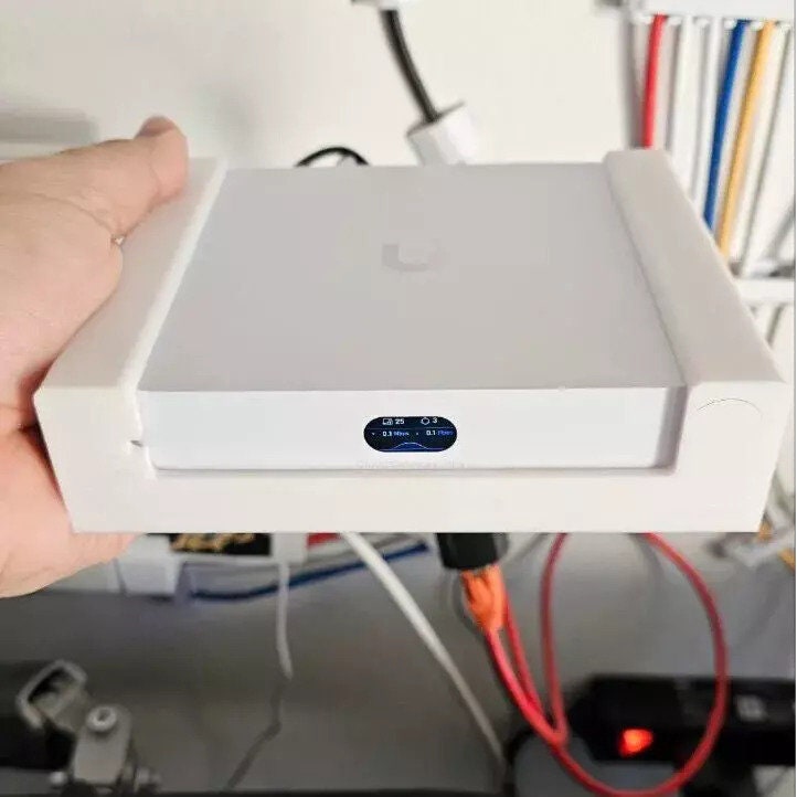 Wall Mount for UniFi Cloud Gateway Ultra (UCG-Ultra) or Gateway Max (UXG-Max)