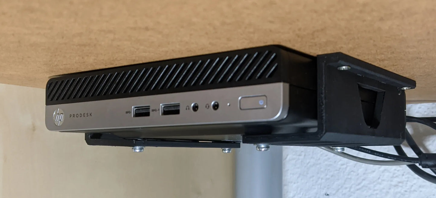 Under-desk Mount for HP EliteDesk 800 / ProDesk 600 USFF PC